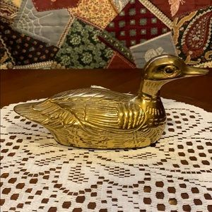 Solid brass handcrafted Duck